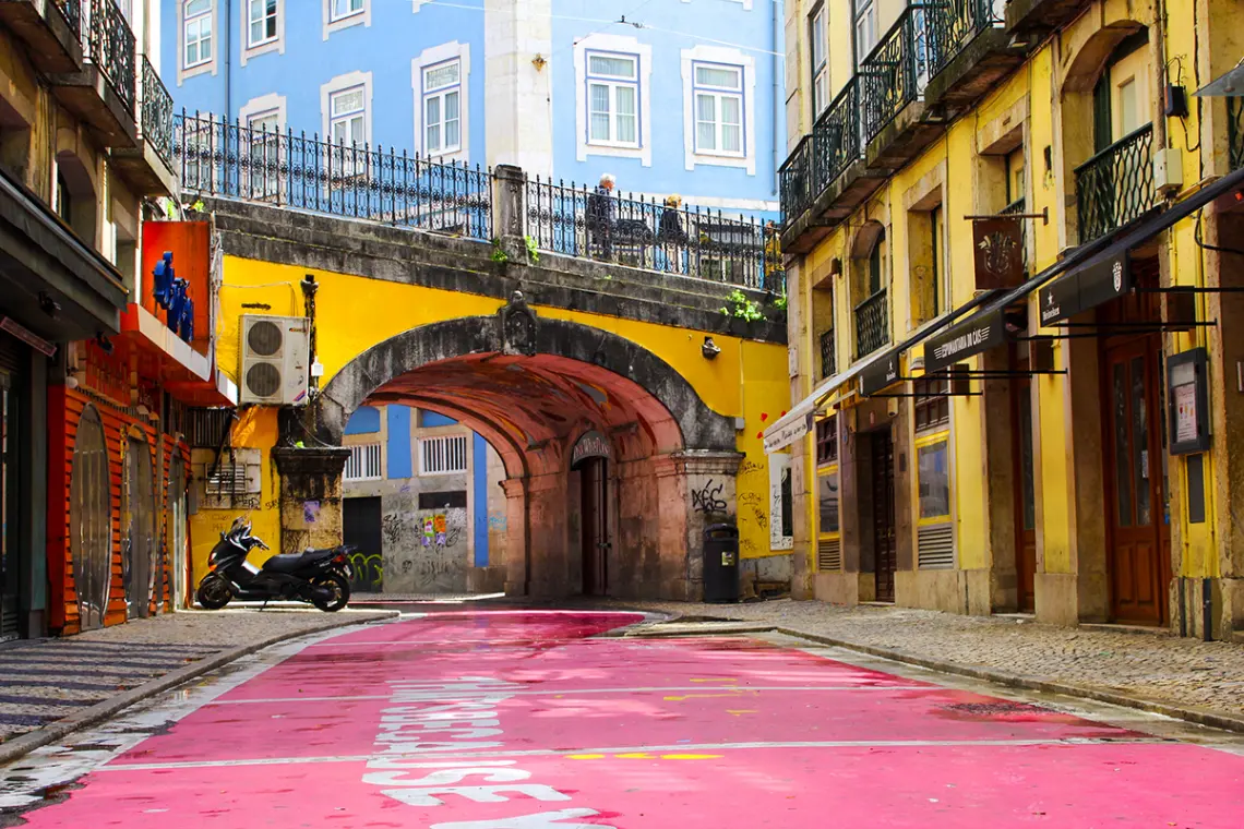Authentic Lisbon Streets Photo