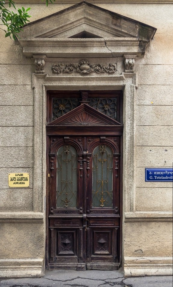 The Door at 10 G. Tetelashvili Street